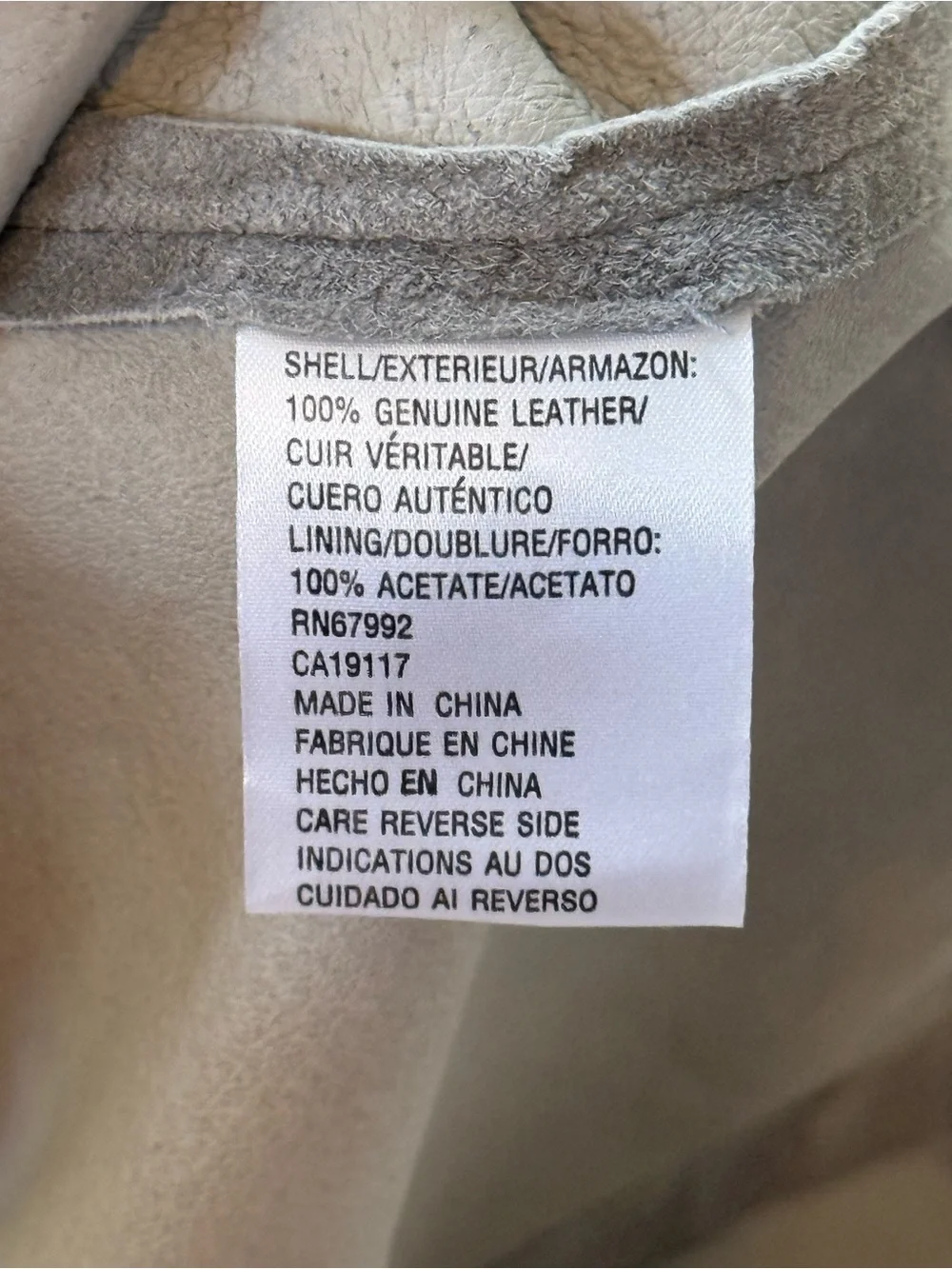 Vintage Soblue for Bloomingdale’s Gray Suede Leather Shirt Jacket Small - Picture 6 of 6